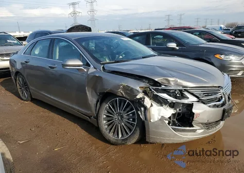 2016 Lincoln Mkz Hybrid from USA, damaged, VIN 3LN6L2LU3GR629575